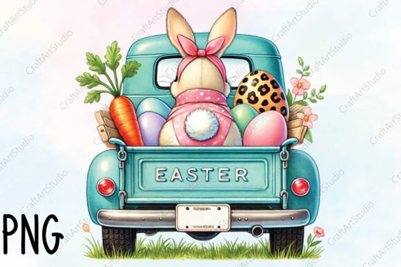 Download Personalized Easter PNG Easter Truck - Personalized easter png Collection
