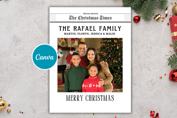 Download Christmas Mockup Newspaper Templates - Spa Collection
