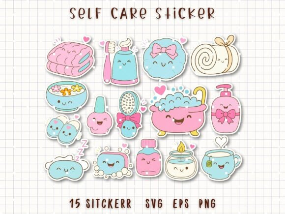 Download Self Care Sticker Spa Bath Relax Clipart - Spa Collection